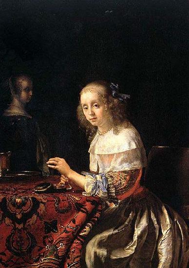 Frans van Mieris The Lacemaker